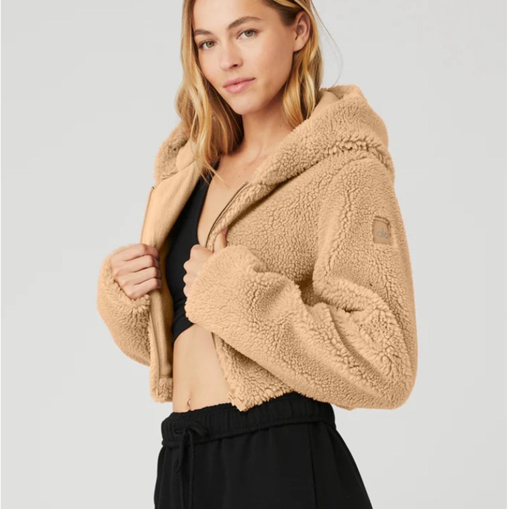 ALO Yoga Tan Sherpa Jacket